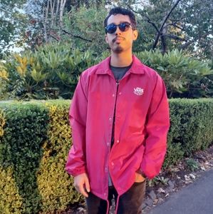 Vans Large Pink Windbreaker